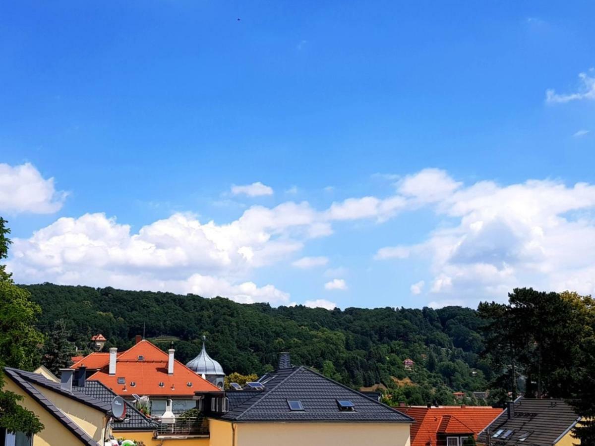 Ferienwohnung Elbhangblick - Fur 2 Personen ドレスデン エクステリア 写真